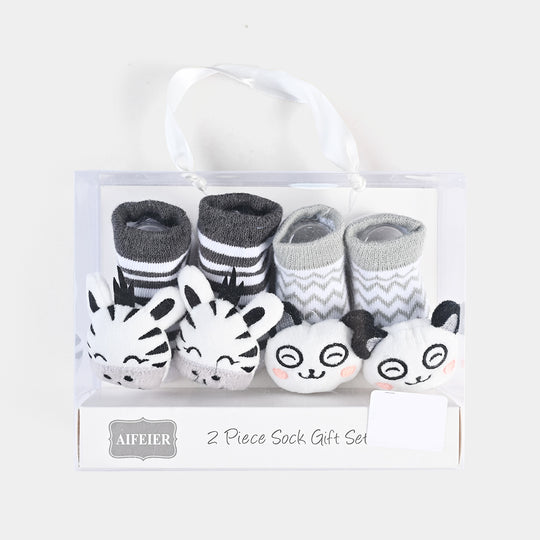 Socks Gift Set Pack Of 2 Pair | 0-6M