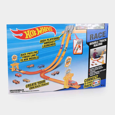 Hot Wheels Track Set With Metal Car For Kids