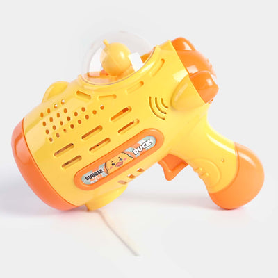 Cartoon Duck Rocket Bubble Blaster For Kids