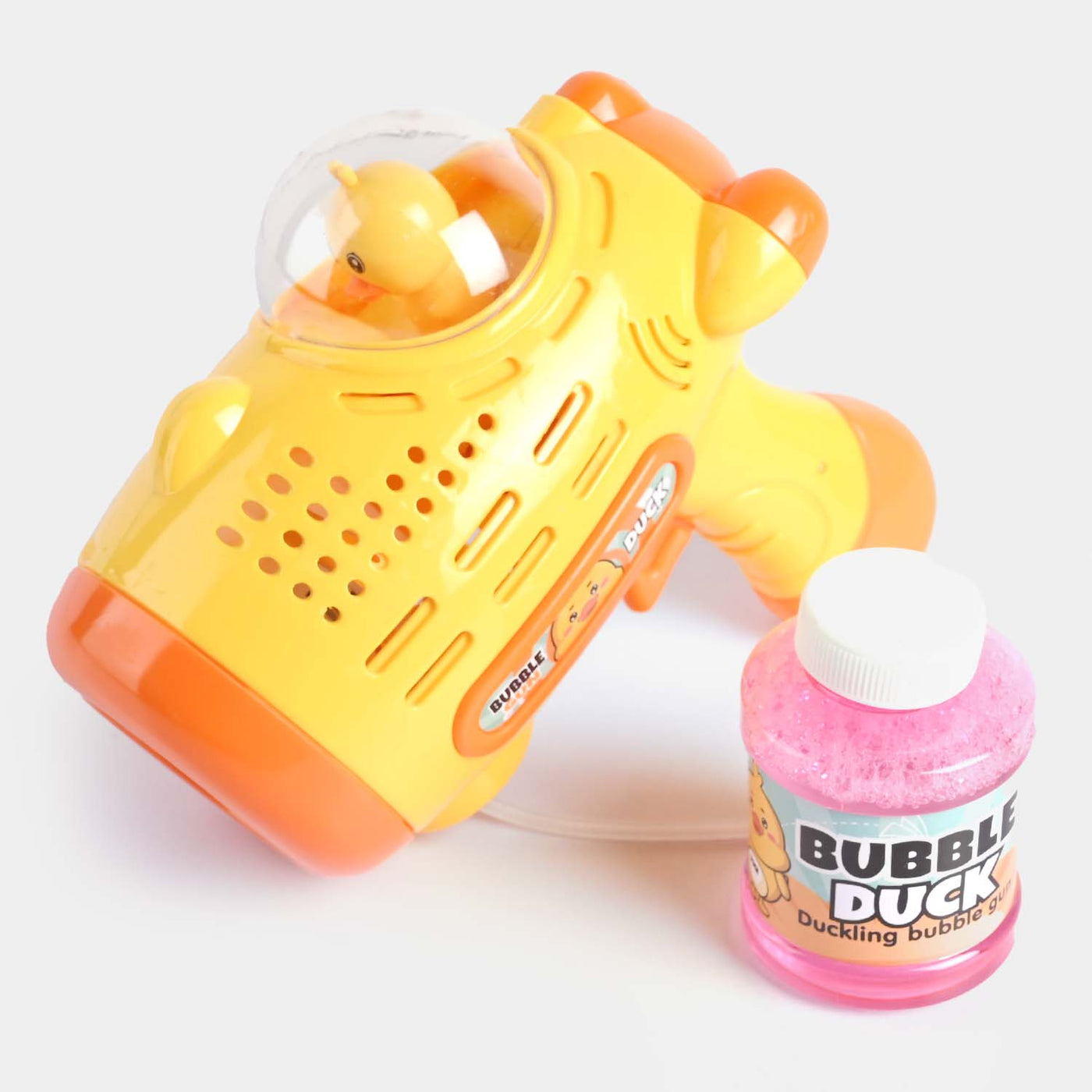 Cartoon Duck Rocket Bubble Blaster For Kids