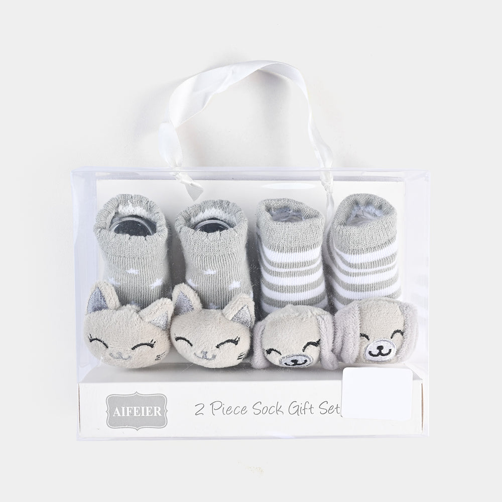 Socks Gift Set Pack Of 2 Pair | 0-6M