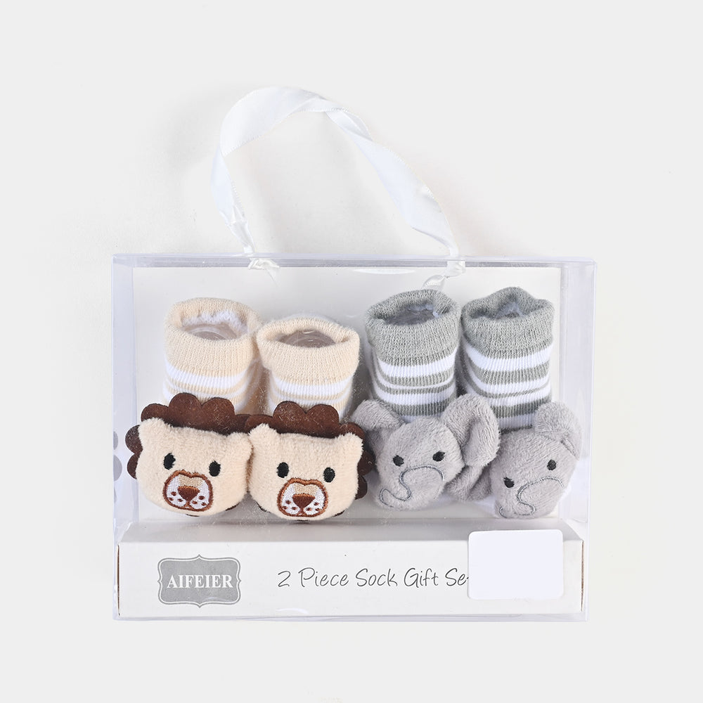 Socks Gift Set Pack Of 2 Pair | 0-6M