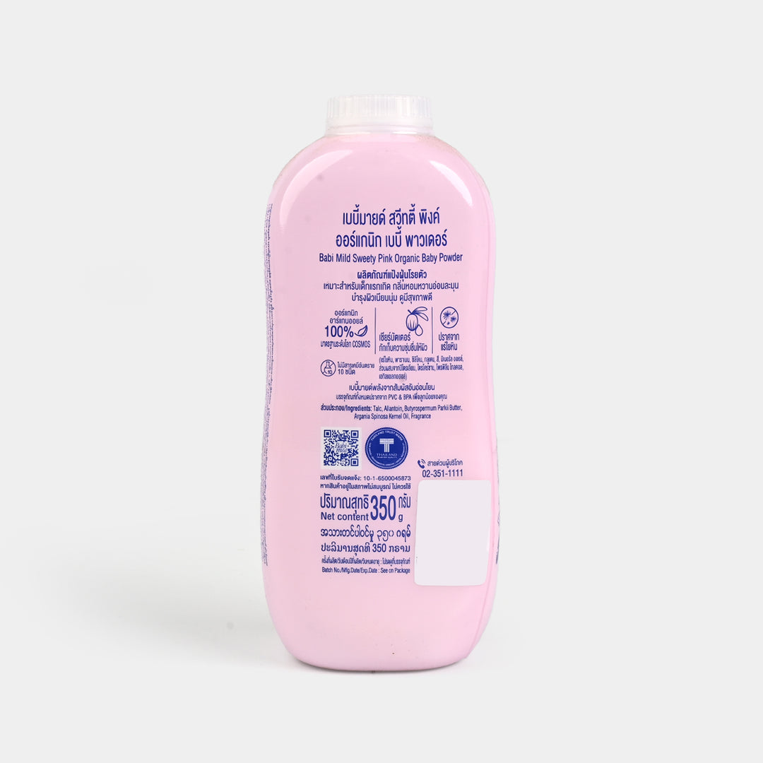Babi Mild Baby Powder Sweety Pink 350gm