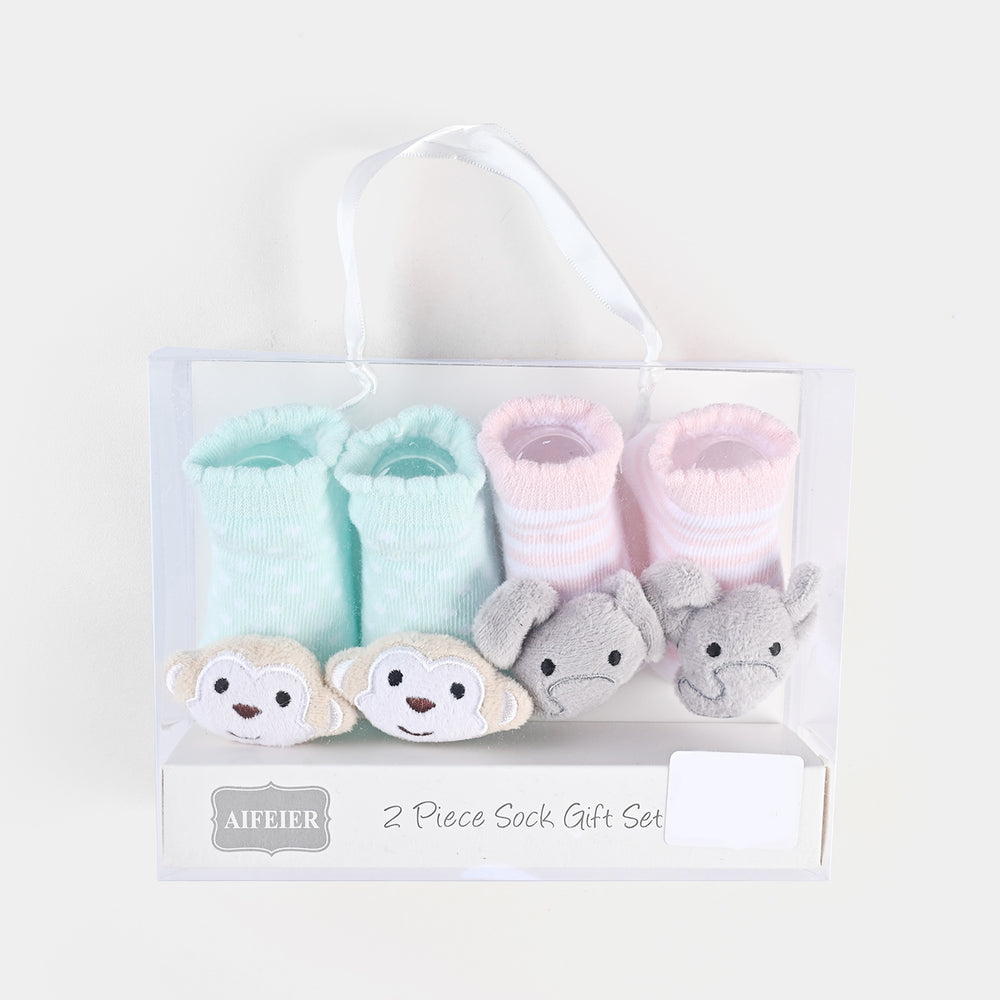 Socks Gift Set Pack Of 2 Pair | 0-6M