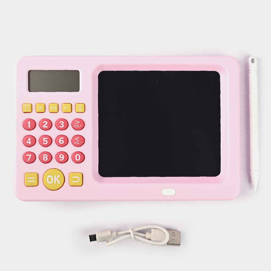 Writing Pad With Calculator Educational Toy For Kids