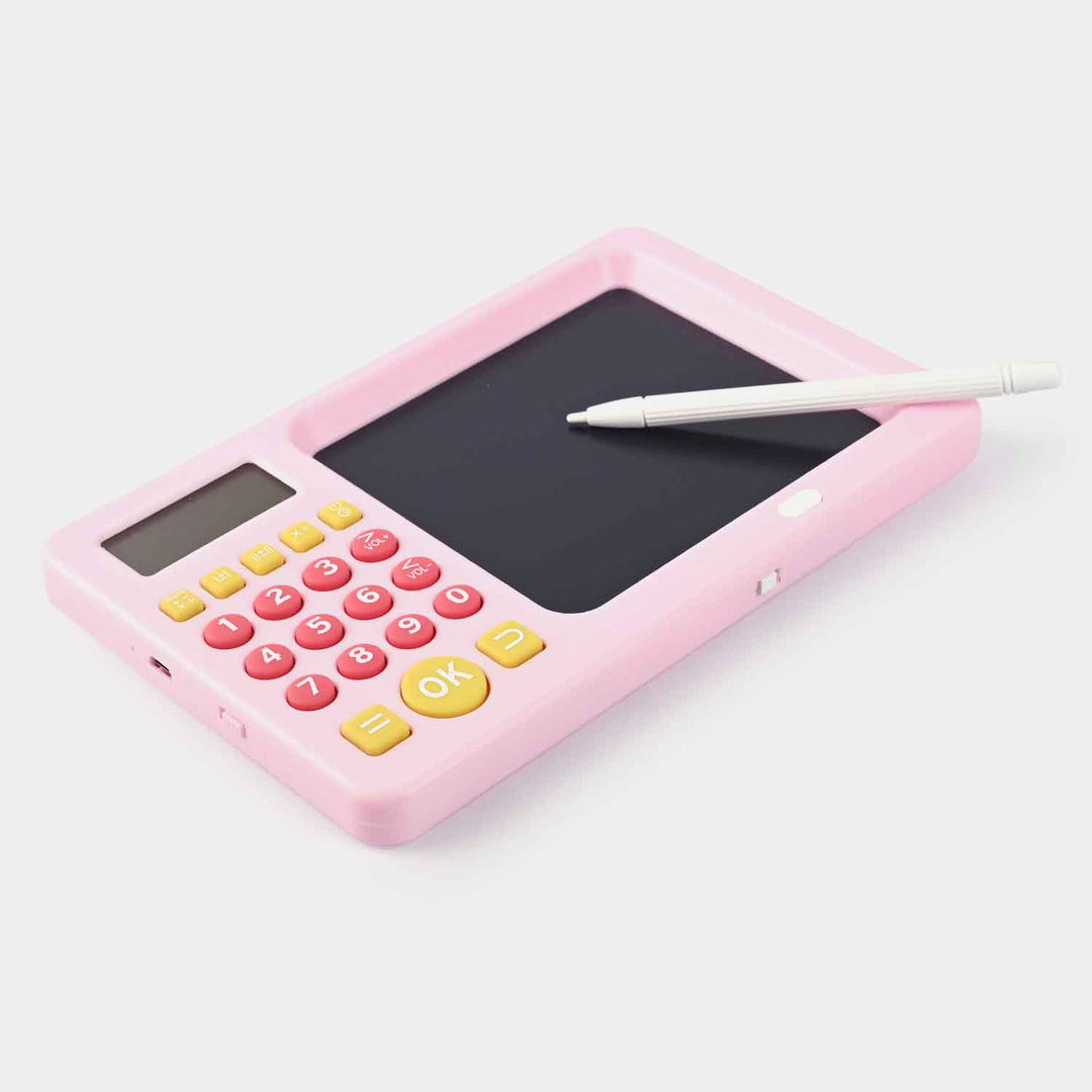 Writing Pad With Calculator Educational Toy For Kids