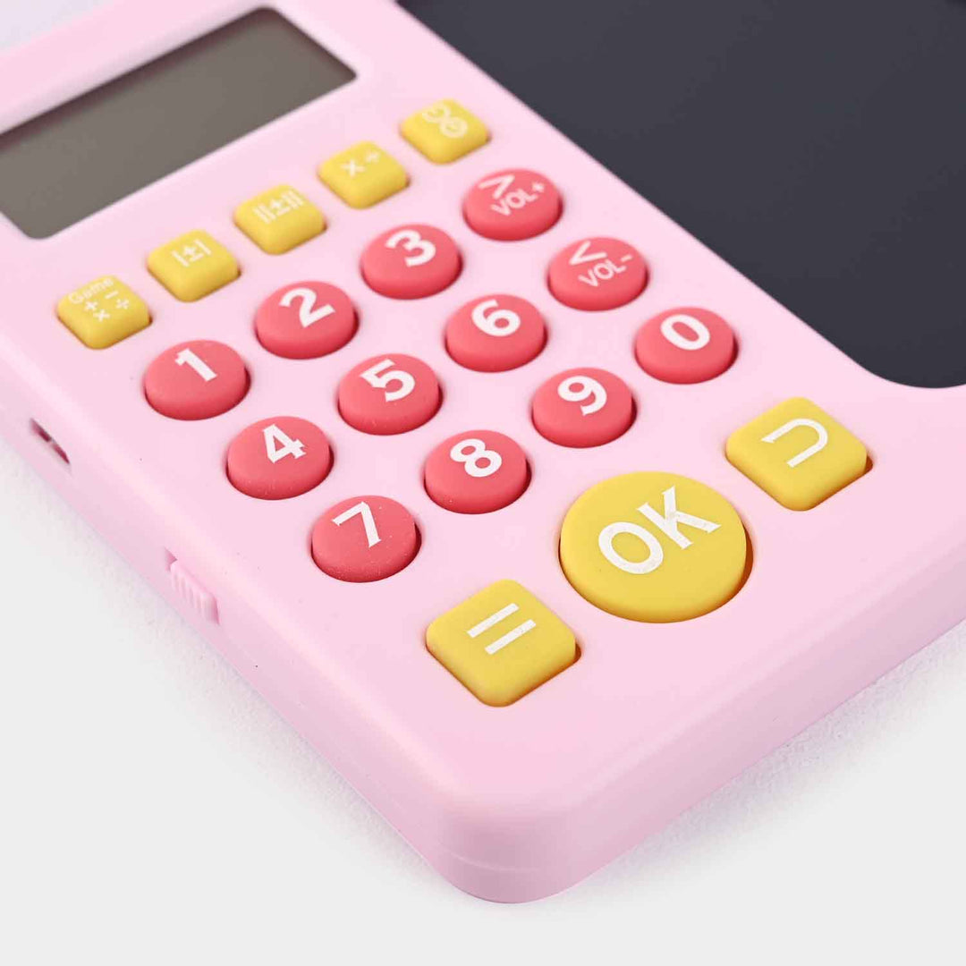 Writing Pad With Calculator Educational Toy For Kids