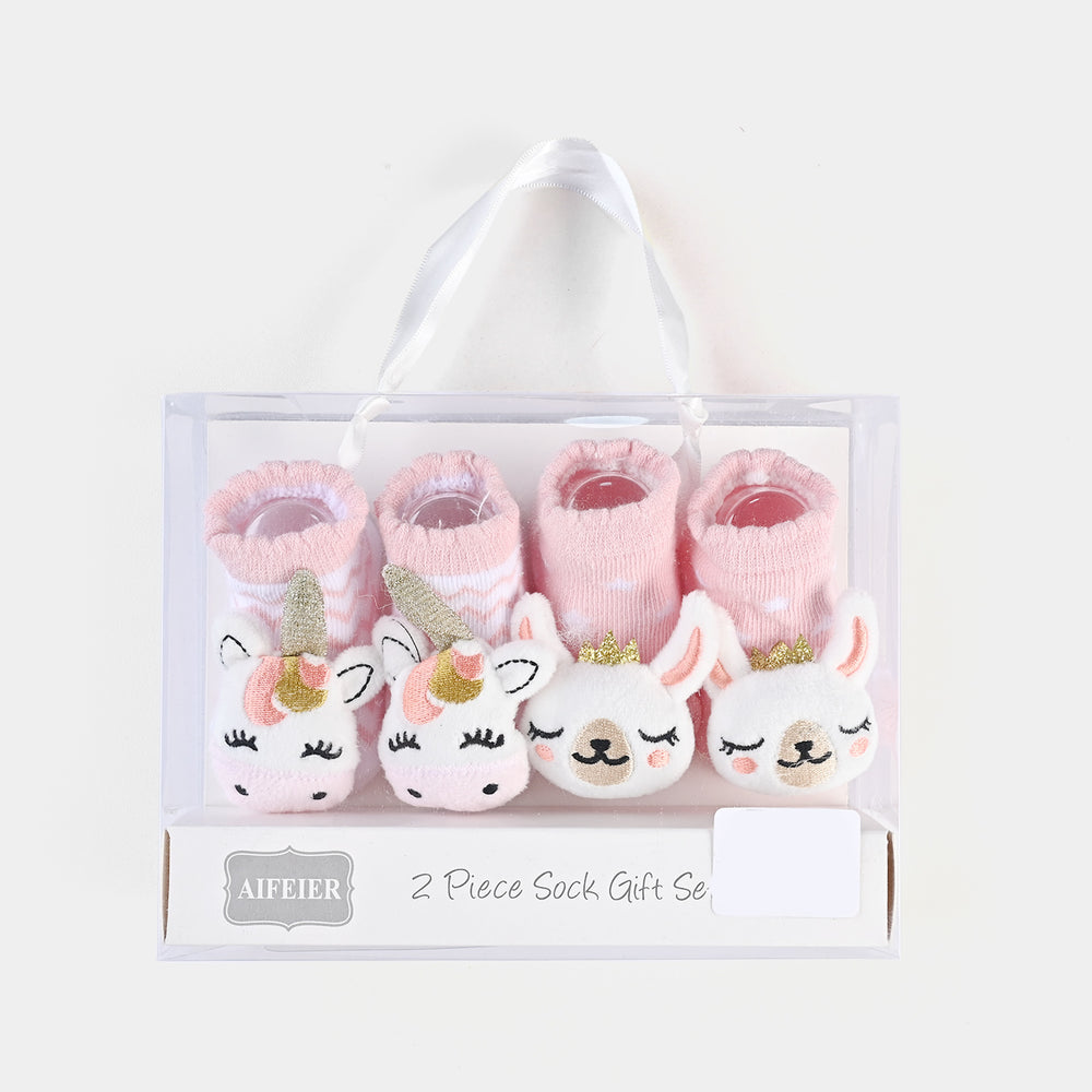 Socks Gift Set Pack Of 2 Pair | 0-6M