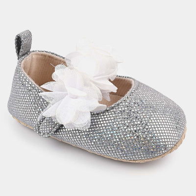 Baby Girl Shoes J10-SILVER