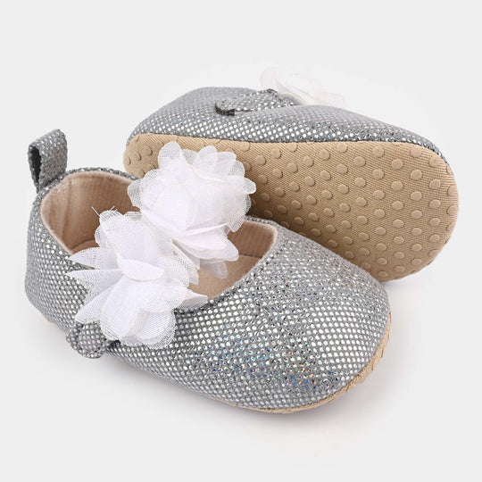 Baby Girl Shoes J10-SILVER