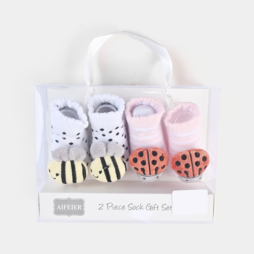 Socks Gift Set Pack Of 2 Pair | 0-6M