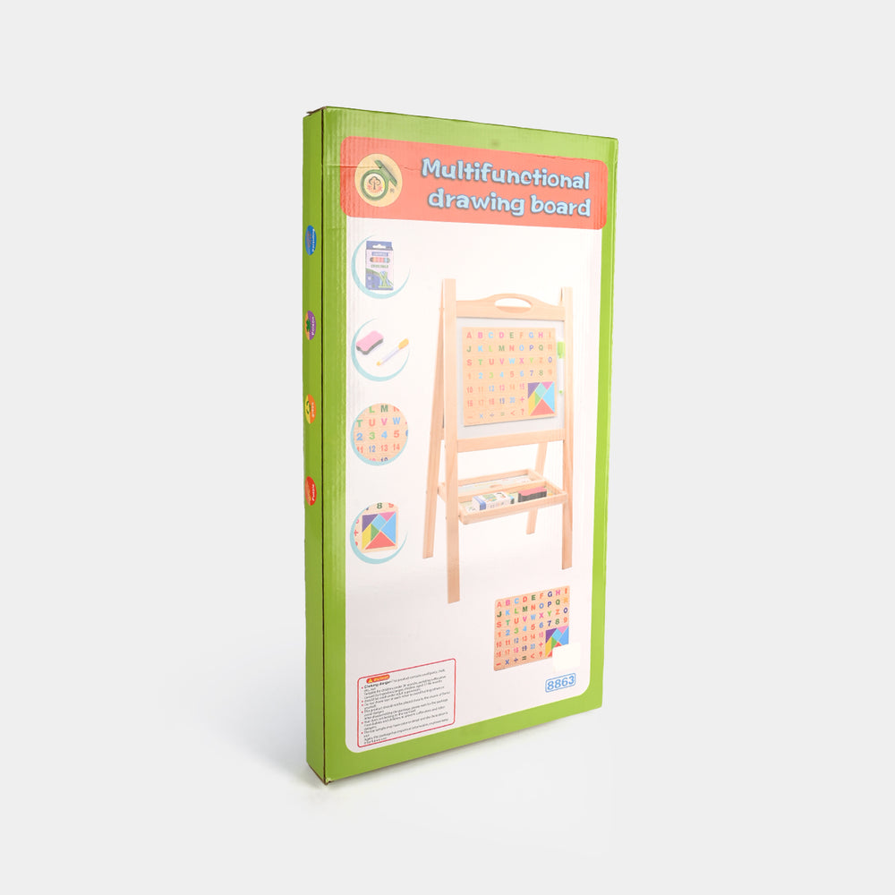 Multifunctional Drawing Board Wooden Art Easel Set