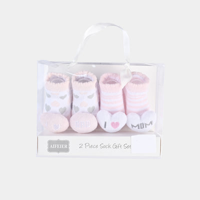 Socks Gift Set Pack Of 2 Pair | 0-6M