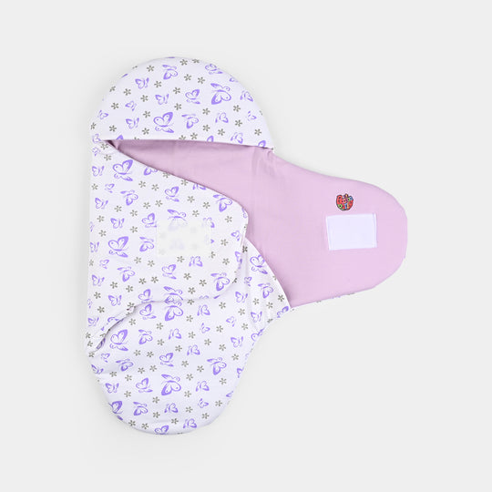 Infant Baby Foam Swaddle Butterfly | Purple