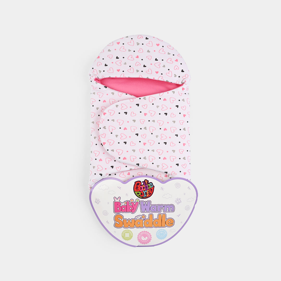 Infant Baby Foam Swaddle Heart | Pink