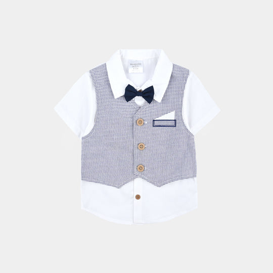 Infant Unisex Cotton Interlock Woven Suit