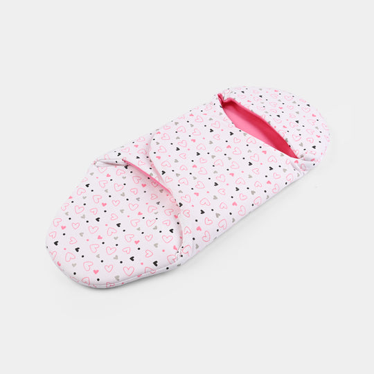 Infant Baby Foam Swaddle Heart | Pink