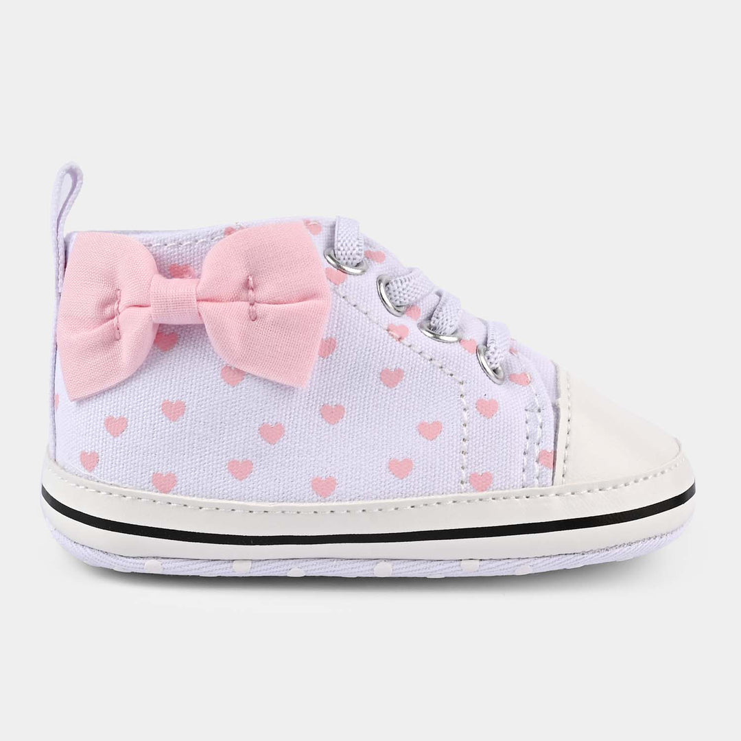 Baby Girl Shoes D85-White