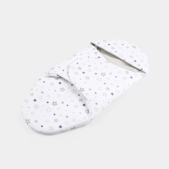 Infant Baby Foam Swaddle Star | Grey