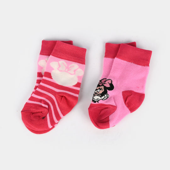 Infant Girls Socks Pack Of 2 -Pink