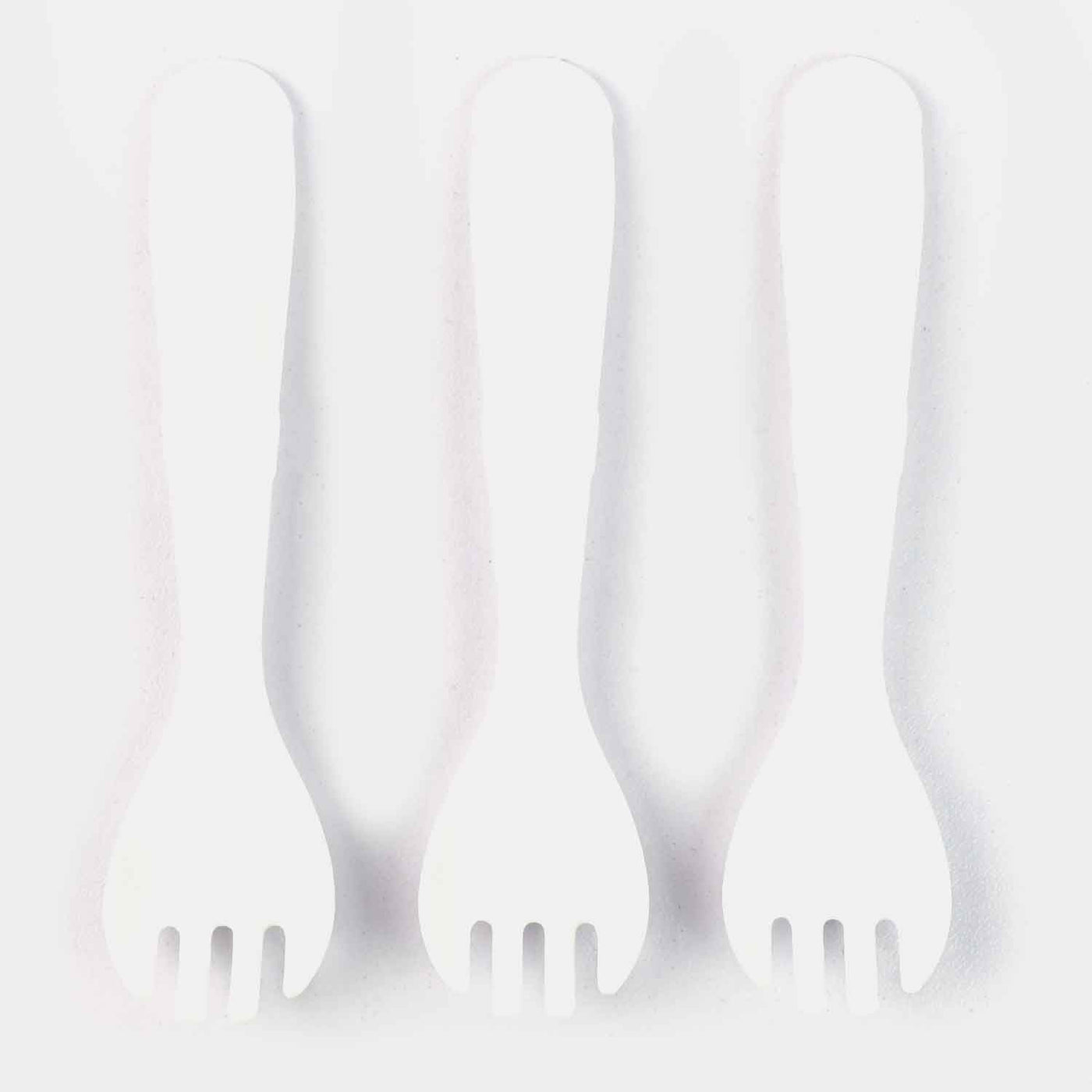Spoon & Fork Set Pack Of 6 "White"