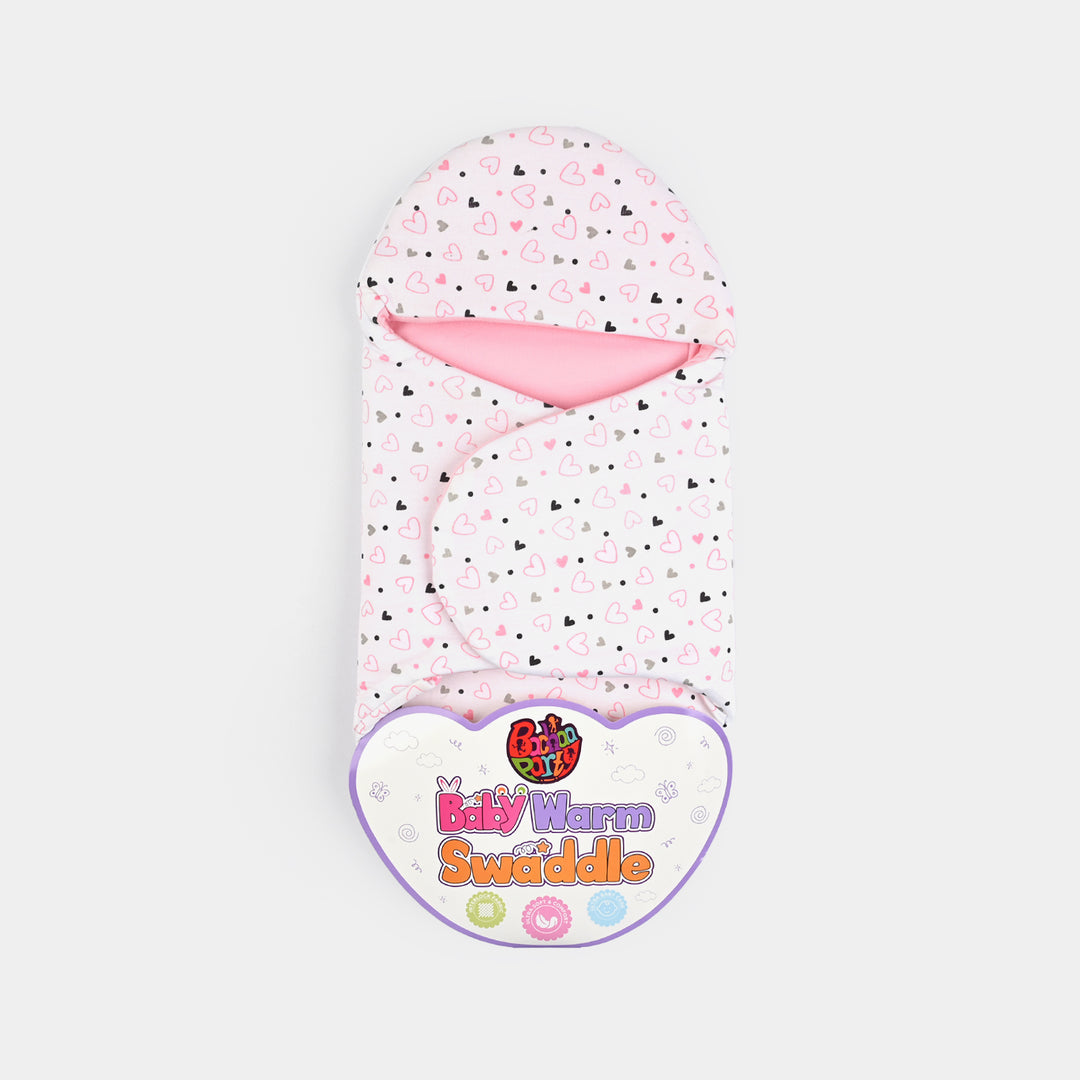 Infant Baby Foam Swaddle Heart | Light Pink