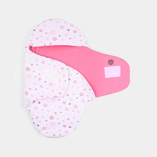 Infant Baby Foam Swaddle Star | Pink