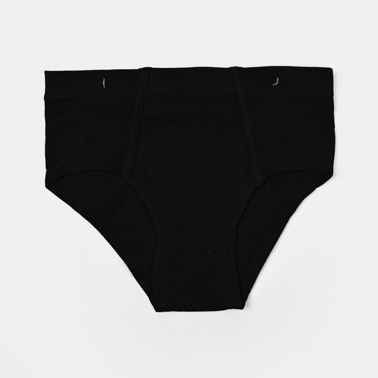 Boys Cotton Jersey Brief Pack of 2 Basic-White/Black