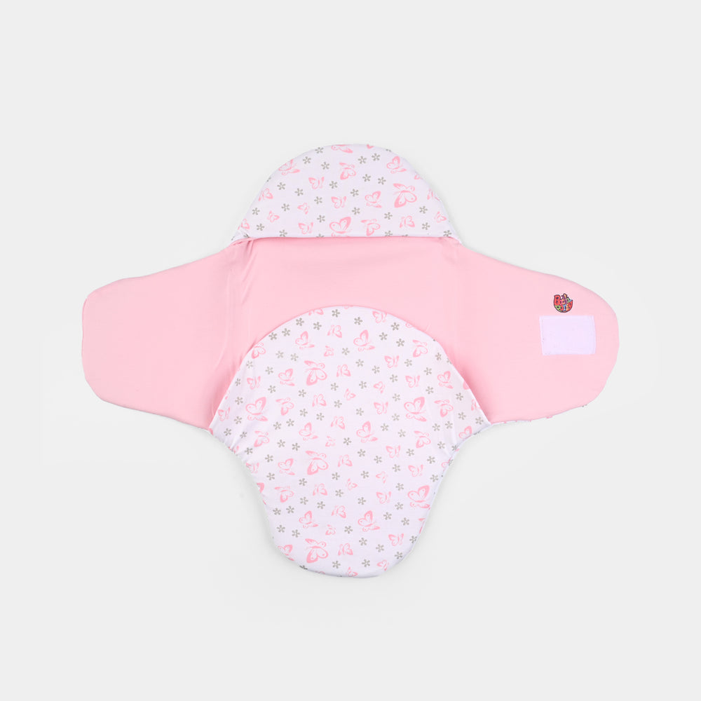 Infant Baby Foam Swaddle Butterfly | Light Pink