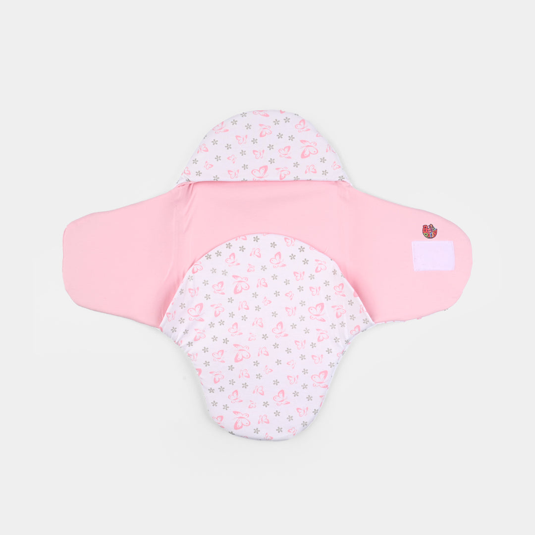 Infant Baby Foam Swaddle Butterfly | Light Pink