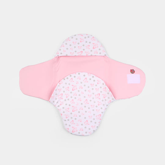 Infant Baby Foam Swaddle Butterfly | Light Pink