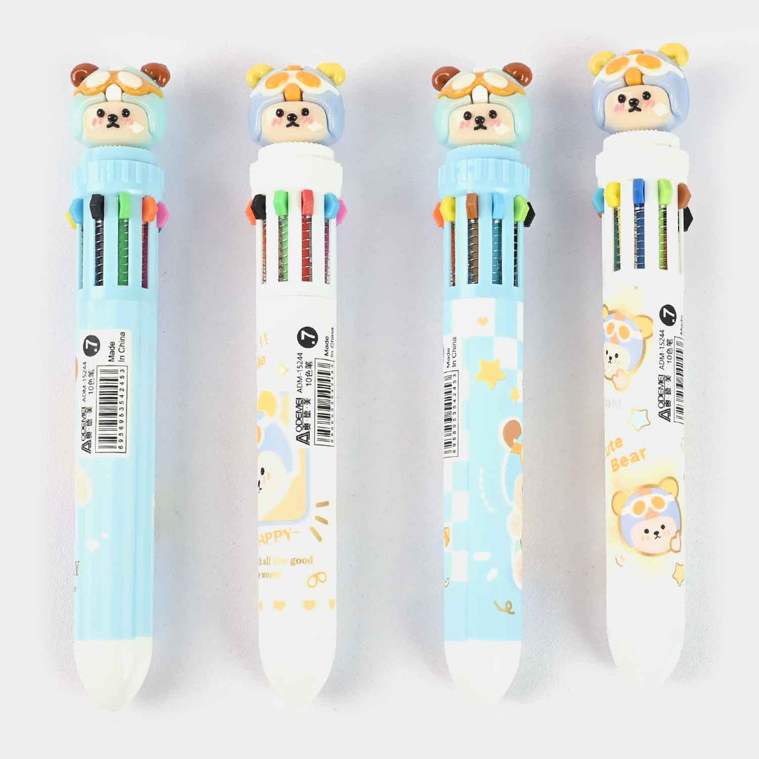 Multi Color Pack Of 4 Pen Bear For Kids