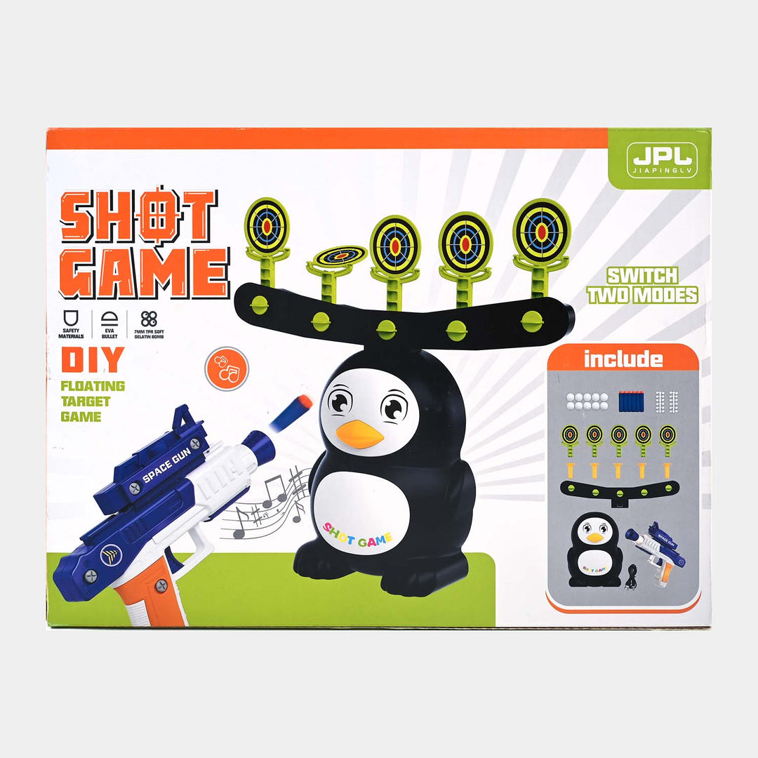 DIY Penguin Floating Target Shooting Carnival Game