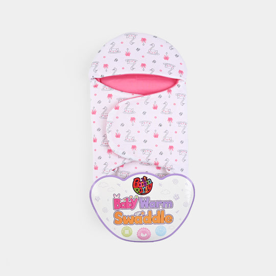 Infant Baby Foam Swaddle Duck | Pink