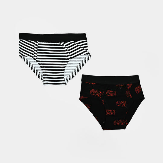 Boys Cotton Jersey Brief Pack of 2-White/Black