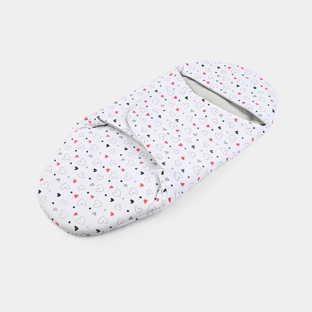 Infant Baby Foam Swaddle Heart | Grey