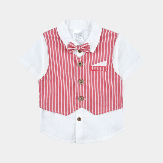 Infant Unisex Cotton Interlock Woven Suit