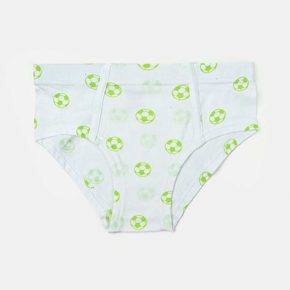 Boys Cotton Jersey Brief Pack of 2 Soccer