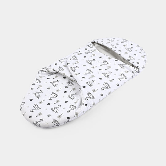 Infant Baby Foam Swaddle Duck | Grey