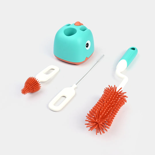 Rotating Bottle Feeder Brush with Stand
