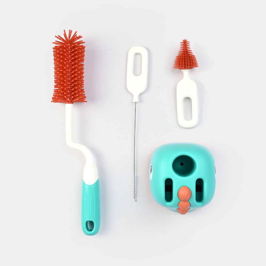 Rotating Bottle Feeder Brush with Stand