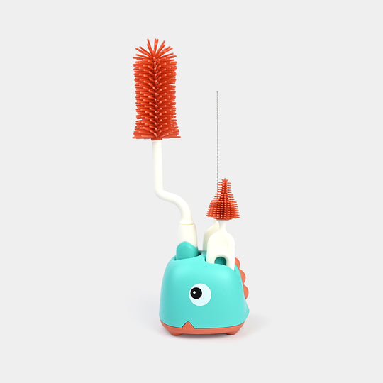Rotating Bottle Feeder Brush with Stand