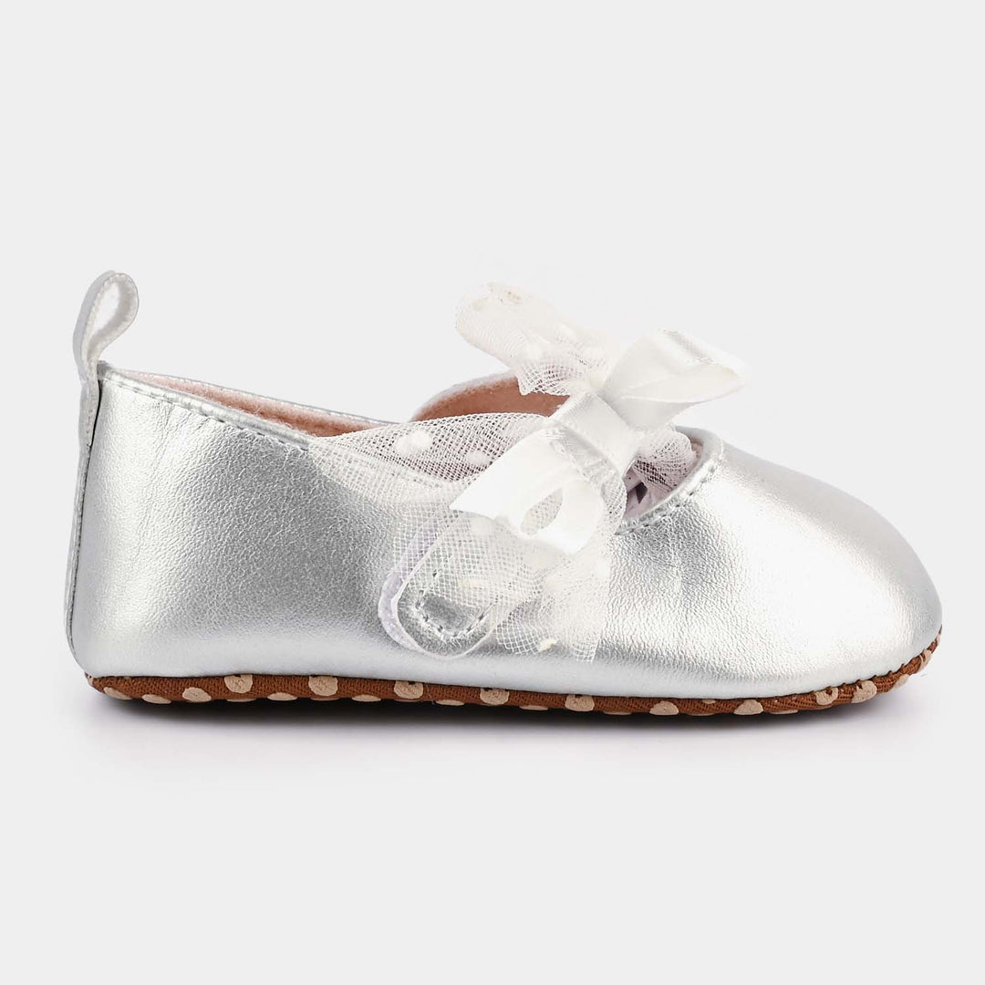 Baby Girl Shoes J09-SILVER