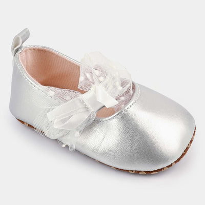 Baby Girl Shoes J09-SILVER