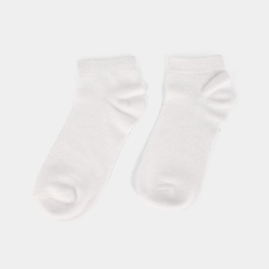 Socks Pack Of 2 Ankle Basic-White