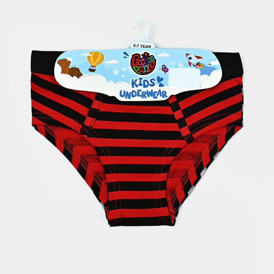 Boys Cotton Jersey Brief Pack of 2 Striper