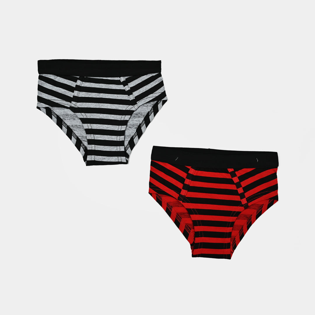 Boys Cotton Jersey Brief Pack of 2 Striper