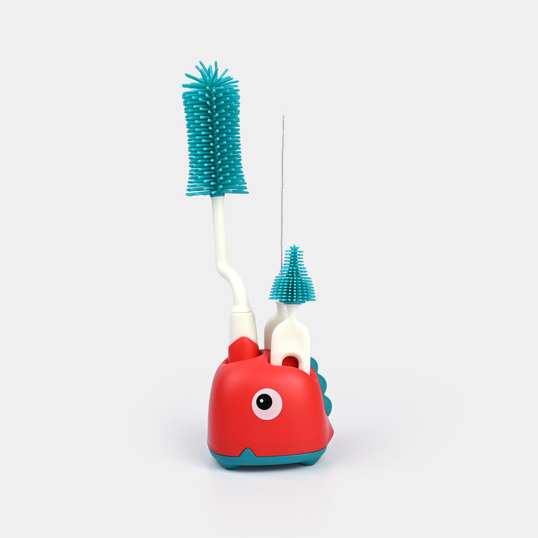 Rotating Bottle Feeder Brush with Stand