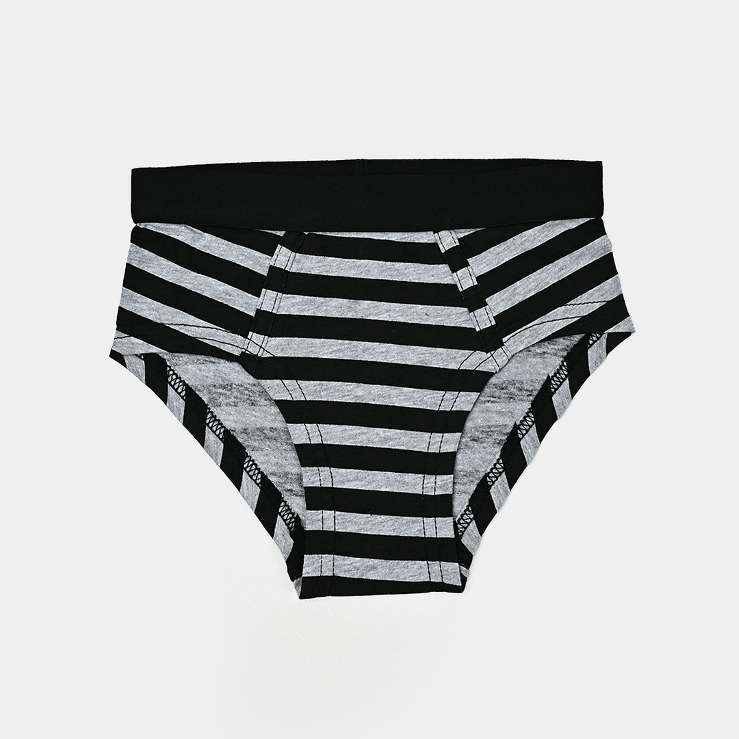 Boys Cotton Jersey Brief Pack of 2 Striper