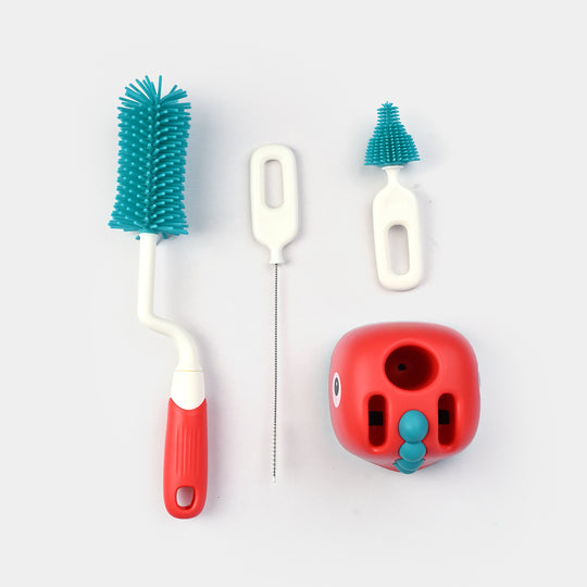 Rotating Bottle Feeder Brush with Stand